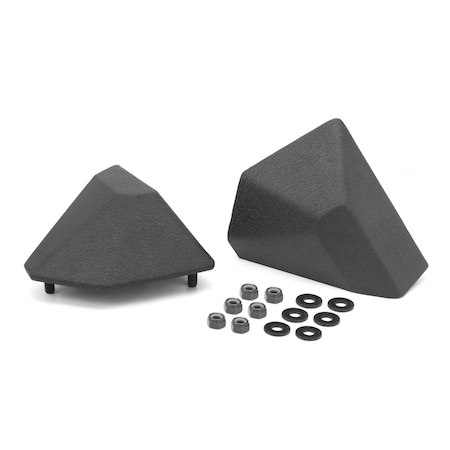 Rugged Ridge STUBBY ENDS, XHD FRONT BUMPER, TEXTURED BLACK 11540.23